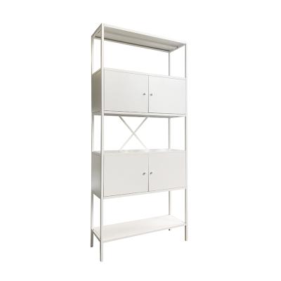 China 2021 NEW PRODUCT Adjustable 4 Tier Metal Light Rack KD Muscle Shelving Shelving Steel Unit Steel Shelving Unit for sale