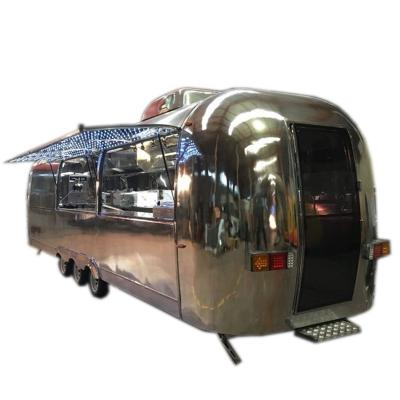 China Hot market stall foodtrailer vegetable processing plant mobile kitchen food truck trailer for sale cargo trucks for sale