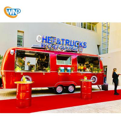 China WNP burger trailer fast food trailer customized foodtruck sell to European market for sale