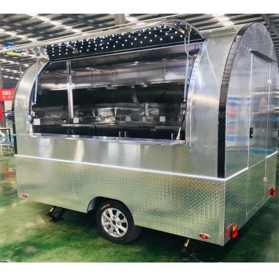 China New arrival commercial mobile ice cream trailer coffee supply truck for sale ice cream equipment food vending carts for sale for sale