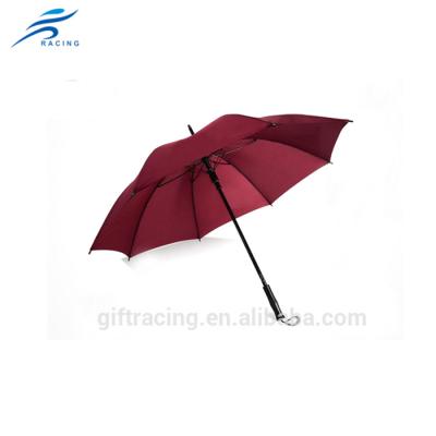 China New Design Red Color Large Size Shabby Chic Golf Umbrella for sale