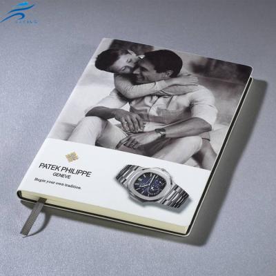 China Cheap Hardcover Fashion Cover Beauty Advertising Leather Notebook for sale