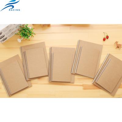 China Cheap Price Hardcover Book Paper Cover Spiral Wrapping Paper Notebook for sale