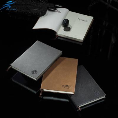 China Hardcover Custom Printed Handmade Blank Leather Journals for sale