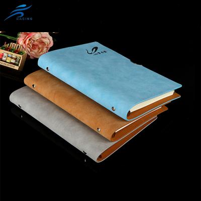 China Spiral Notebook Genuine Leather Journal, Travelers Journal Leather Notebook for sale