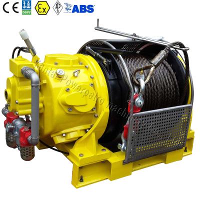 China Mine 1 Ton 10 Ton Remote Control Air Windlass, Pneumatic Windlass, Air Crane for sale