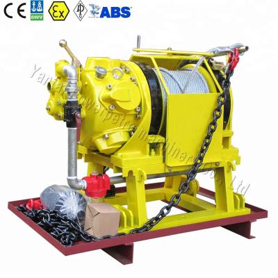 China 5 Ton Offshore Cable Pulling Pneumatic Air Tugger Winch For Lifting / Dragging for sale