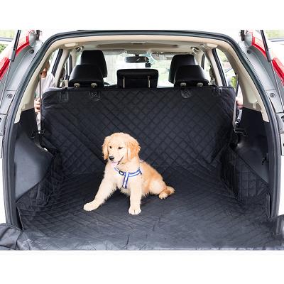 China Waterproof Travel Car Trunk Mat Dog Quilted And Dirtproof Outdoor Oxford Dog Car Protect Cushion Car Seat Cover for sale