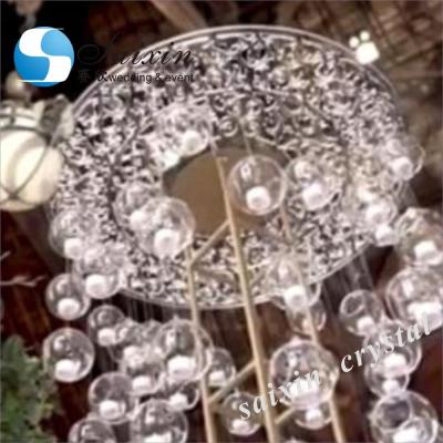 China Luxury Wedding Laser Cut Round Design Acrylic For Wedding Centerpieces for sale