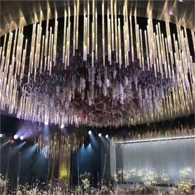 China SX-CH205 luxury hot selling string tube light for wedding event stage ceiling decoration for sale