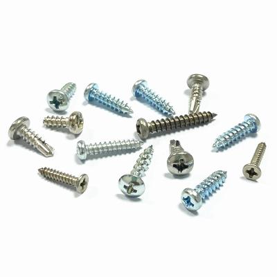 China Pan Phillips Pan / Stainless Steel Tapping Screw M1.6 M2 M2.5 M3 M4 Flat Head for sale