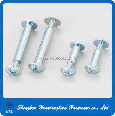 China Stainless Steel OEM Factory Supply Male And Female Furniture Connector Bolt Chicago Screws for sale