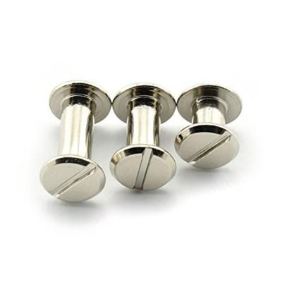 China Custom Steel Nickel / Brass Female And Coating Male Binding Post Chicago Screws for sale