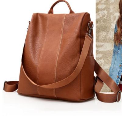 China Wholesale Harmless High Quality Fashion PU Ladies Leather Women Backpack for sale