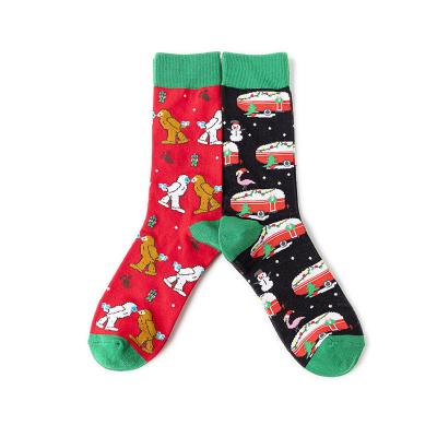 China Fashion Christmas Festival Antibacterial Socks For Men for sale