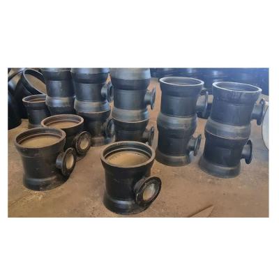 China China Factory Supplier Metal Tube Price Black Ductile Cast Iron Pipe Fittings Round Round for sale