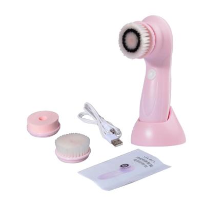 China Factory Direct Sales Powerful Explosion Model DEEP CLEANING USB360 Electric Facial Cleansing Brush Rotating Sonic Facial Massager for sale