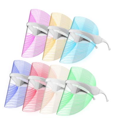 China Skin Tightening 7 Colors Light Therapy LED Light Facial Mask Light Therapy Led Mask Laser Beauty Equipment for sale