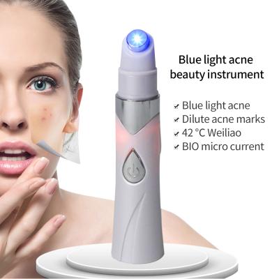 China Wholesale Shrink Blue Light Laser Treatment Device Skin Care Beauty Equipment Factory Wholesale Pen Soft Scar Wrinkle Pore Therapy Acne Removal for sale