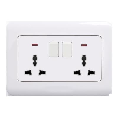 China Residential / Multi-Purpose Household PC Universal Wall Socket and Switch UK Multifunctional Electrical Accessories Switch and Socket for sale