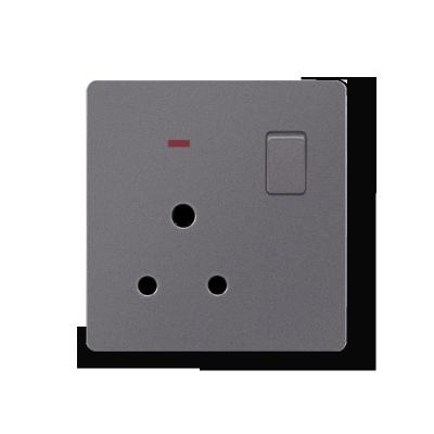 China British/BS/UK 250V 15A Residential/General Purpose Single Pole 3 Pin Socket Electrical Outlet for Home for sale