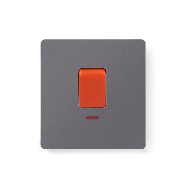 China Residential / General Purpose Dual Pin 25A UK Flat Wall UK Standard Electrical Switches And Socket For Office for sale