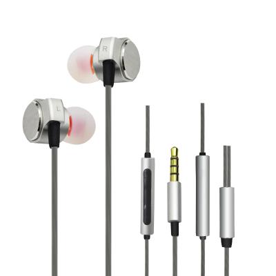 China In-Ear Listen Music Noise Reduction Metal Earbuds New Good Sound Quality Wired Headphones for sale