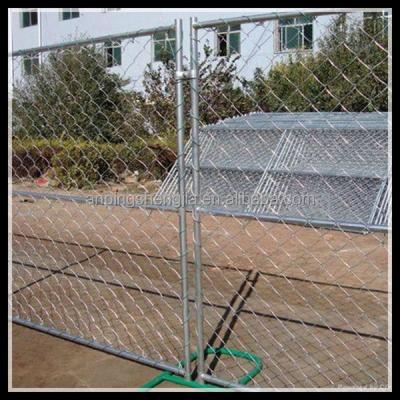 China Easily assembled prevent Passby from dangerous temporary construction site fencing / corten steel fence / decorative chain link fence for sale