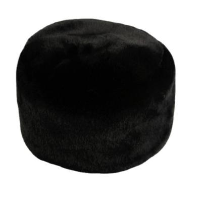 China COMMON Competitive Price Fashionable Promotional Luxury Women Imitation Rabbit Fur Round Hat for sale