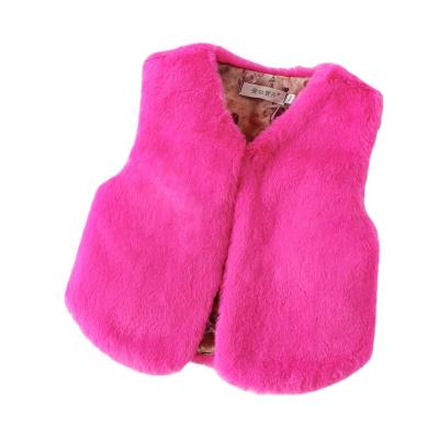 China Hot manufacturer Wholesale Sophisticated Technology kids vest children's rabbit fur vest for sale for sale