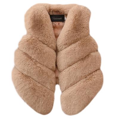 China Breathable Chinese factories supply various colors of windproof and warm children's fur coats and fur vests for sale