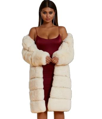 China Wholesale High Quality Waterproof Breathable Fashionable Casual Faux Fur Coats For Women for sale