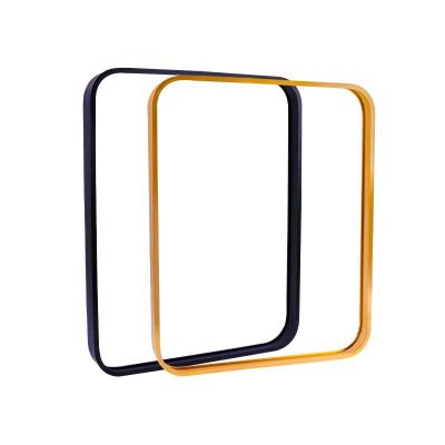 Китай Brushed Bending Aluminium Square Mirror Frames Rectangular Rounded Corners продается