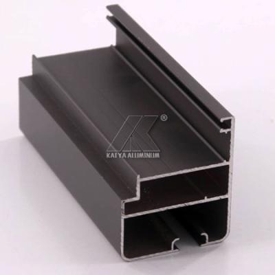 China OEM Extruded Aluminum Profiles , Window Aluminum Profile Black Powder Coating for sale