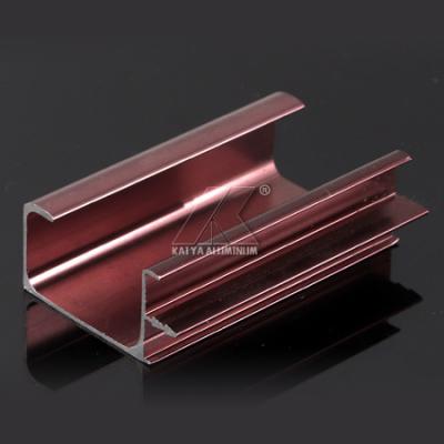 China Waterproof Kitchen Cabinet Handles , Aluminum Profile Extrusions Matt Rose Golde for sale