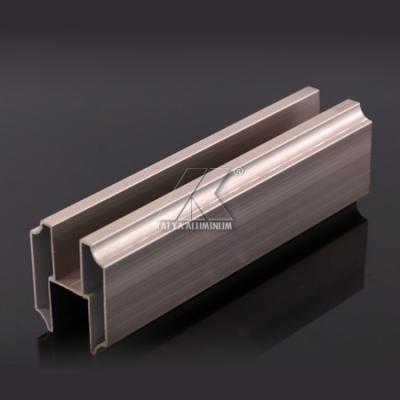 China Champagne Frame Aluminum Material , Extruded Aluminium Profiles Non Deformation for sale