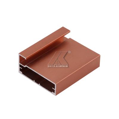 China Brown Anodize Aluminium Wardrobe Profiles / Aluminum Profile Extrusions for sale