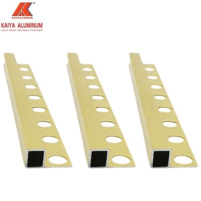 China Anodized Open Decorative Aluminum Trim For Wall Corner PVDF Finish for sale