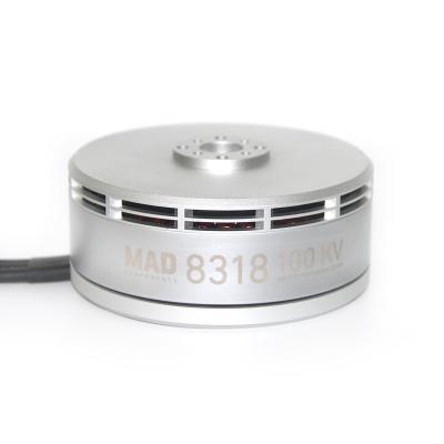 China Waterproof Silver 8318 CRAZY Version Multirotor Brushless Motor With Bigger Bearing For Increased Life for sale