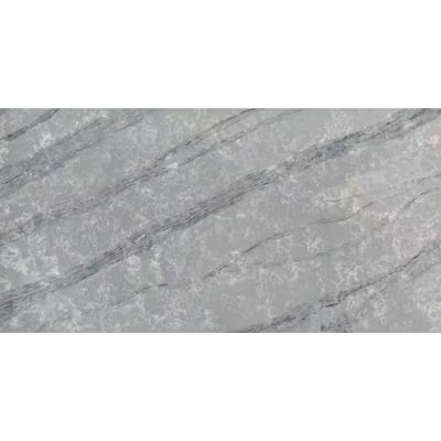 China Grey Quartz Countertops Dark Quartz Worktops Modern Minimalist Style for sale