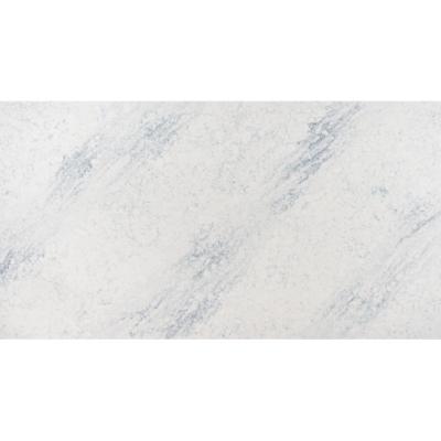 China Polished Quartz Overlay Countertops 20mm 30mm Carrara Quartz Slab for sale