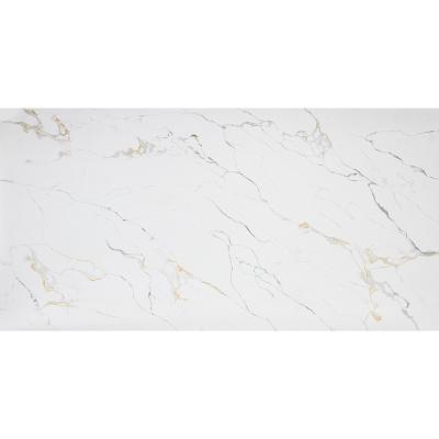 China 30mm Calacatta Gold Quartz Worktop 3200x1600mm Calacatta Countertop for sale