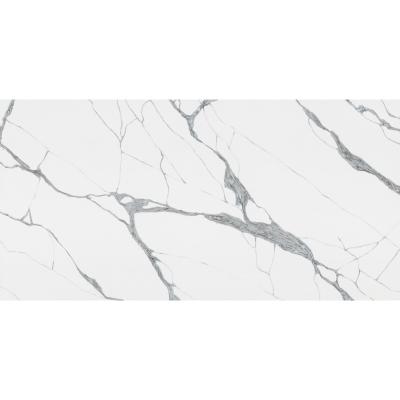 China Stain Resistance Natural Quartz Countertops 3200*1600mm White Quartz Worktop for sale