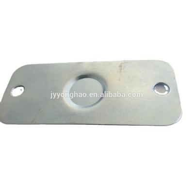 China According to customers request of Galvanized Steel Parts Customized Door Metal Stamping Parts /Zinc Plated Steel Parts for sale