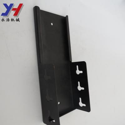 China According to Customers Request of Hot Sale Black Powder Coating Metal Bicycle Foot Support Bracket Factory For Motor /Bicycle Foot Support Bracket for sale