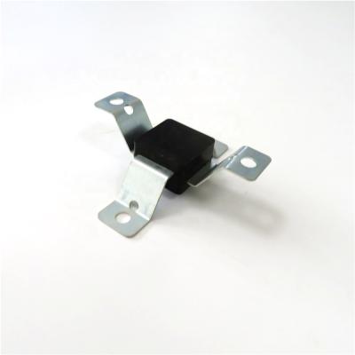 China Anti-aging black rubber mounting damper, anti-metal rubber vibration damper for sale