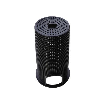 China Plastic Black Grill Bucket For Holding Trash for sale