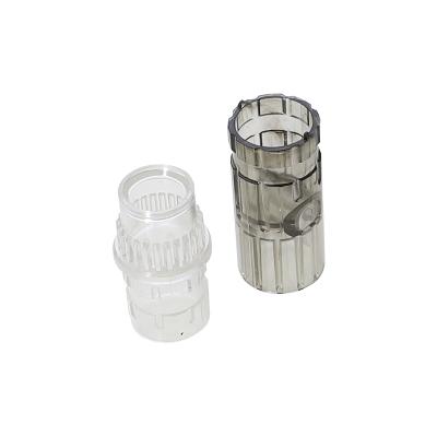 China Small plastic molded plastic pipe fitting parts for sale