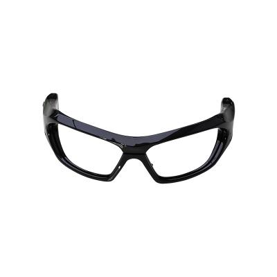 China 2021 Dongguan Optical Classic Black Recycled Plastic Glasses Optical Eyeglass Frame for sale