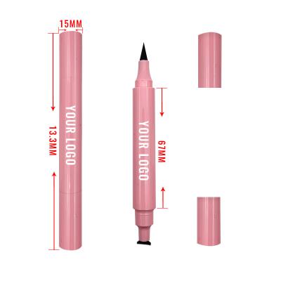 China Factory Direct Selling Waterproof Double Head Eyeliner Stamp Waterproof Eyeliner Liquid for sale